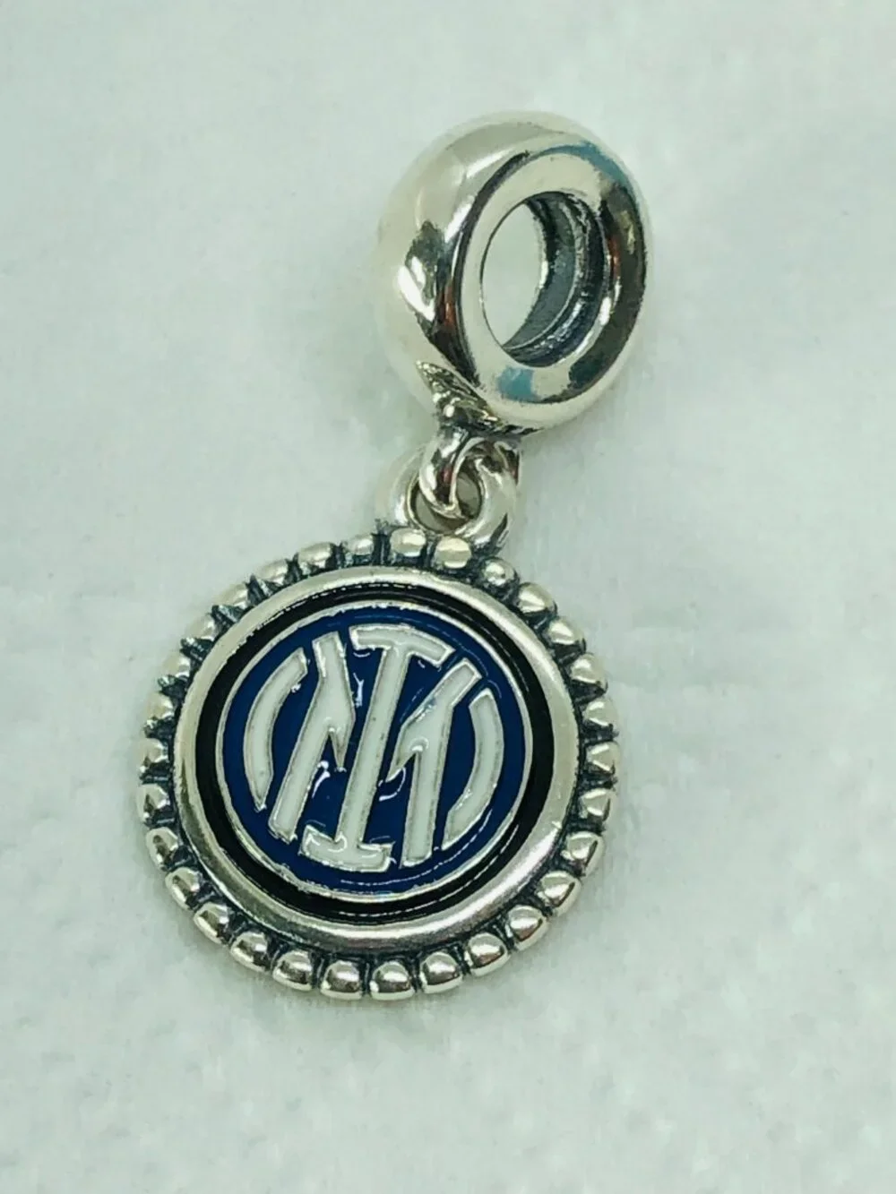 ✨ ✨Pandora Inter Milan Football Club Charm Pendant S925 Sterling Silver